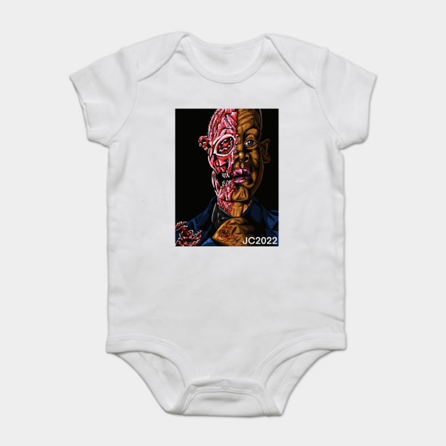 Breaking Bad “Face Off” Gustavo Fring portrait (original) Baby Bodysuit by StagArtStudios